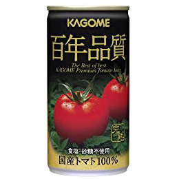 カゴメ　百年品質完熟トマトジュース（食塩無添加）